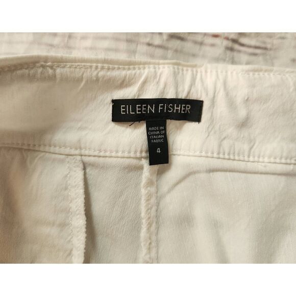 Eileen Fisher Linen Blend Bermuda Shorts Size 4 - Picture 4 of 5